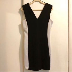 Mango - Black and white dress